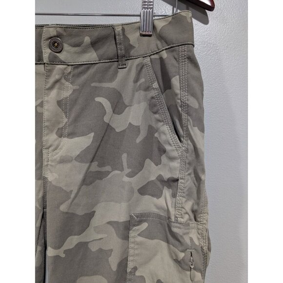 Prana Sky Canyon Jogger Pant Women’s Camo Hiking Outdoors Green Size 8 Nylon - Picture 16 of 16